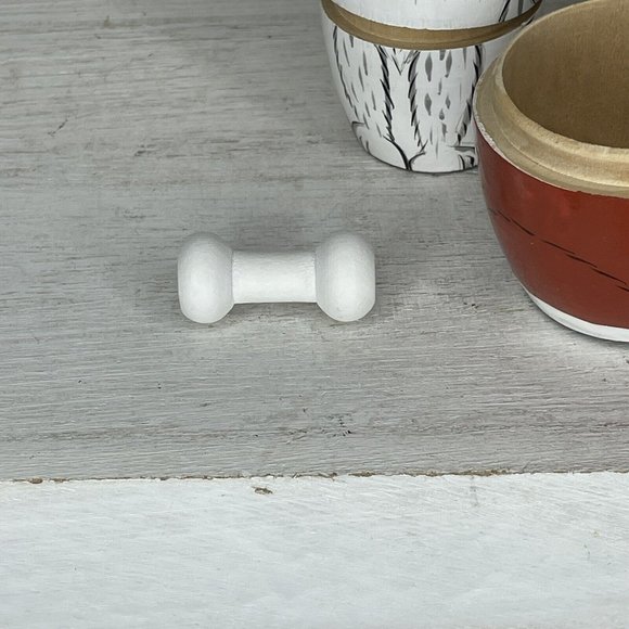 Bits And Pieces Dog & Bone Wood Nesting Dolls Stacking Doll Set Home Decor VGC - Picture 6 of 7